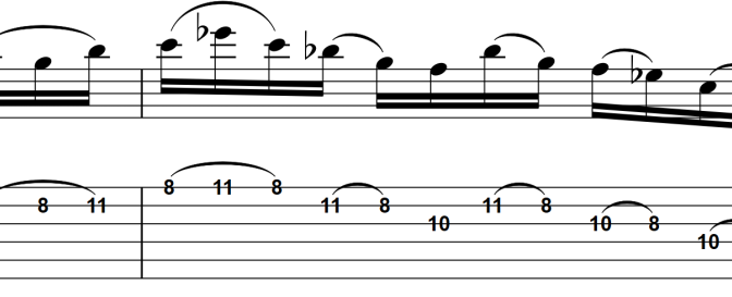 Descending Slurs And Sixteenth Notes Licks (CRSB)