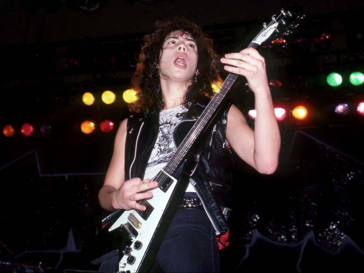 “Then I realised, Ah shoot, now I have a job!” Kirk Hammett worked at Burger King to be able to afford his first Flying V